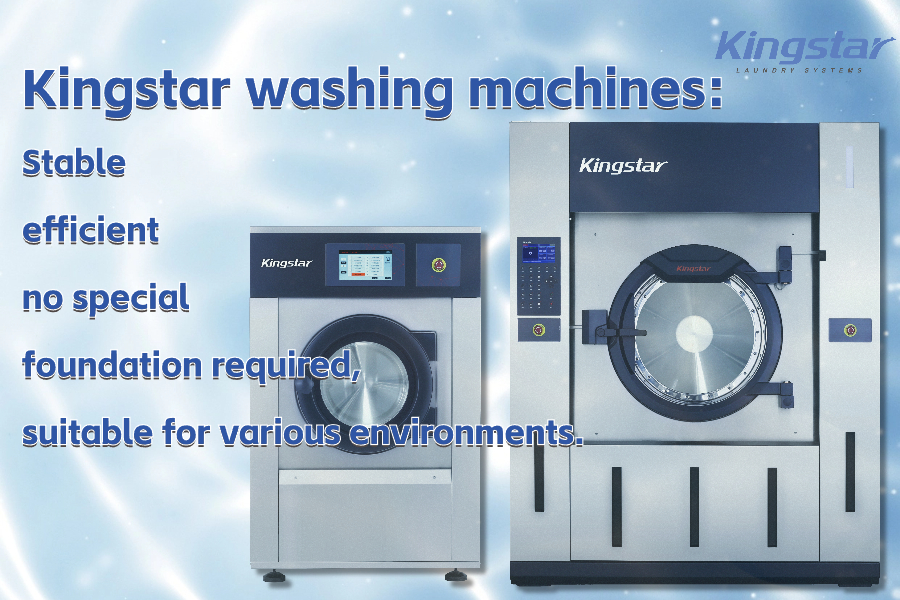 Kingstar wet cleaning machine intelligently washes all types of clothes