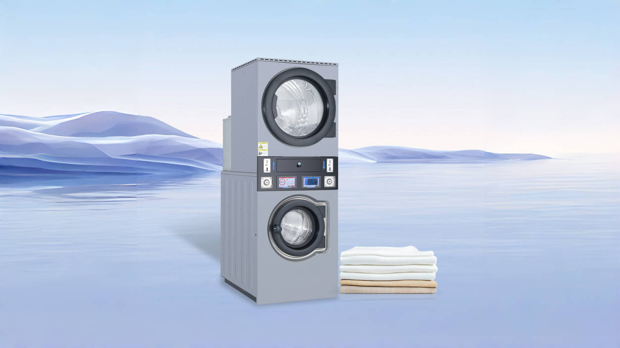 Kingstar Coin-operated Stackable Washer & Dryer: The Perfect Combination of Space Saving and Efficiency